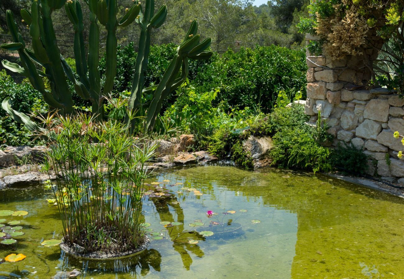 Stylish Spanish villa Casa Maravilla, with private pool, outdoor kitchen and spacious garden with flowers and plants