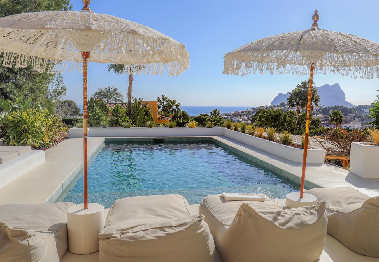 Private pool with view Saltwater private pool with phenomenal views of sea