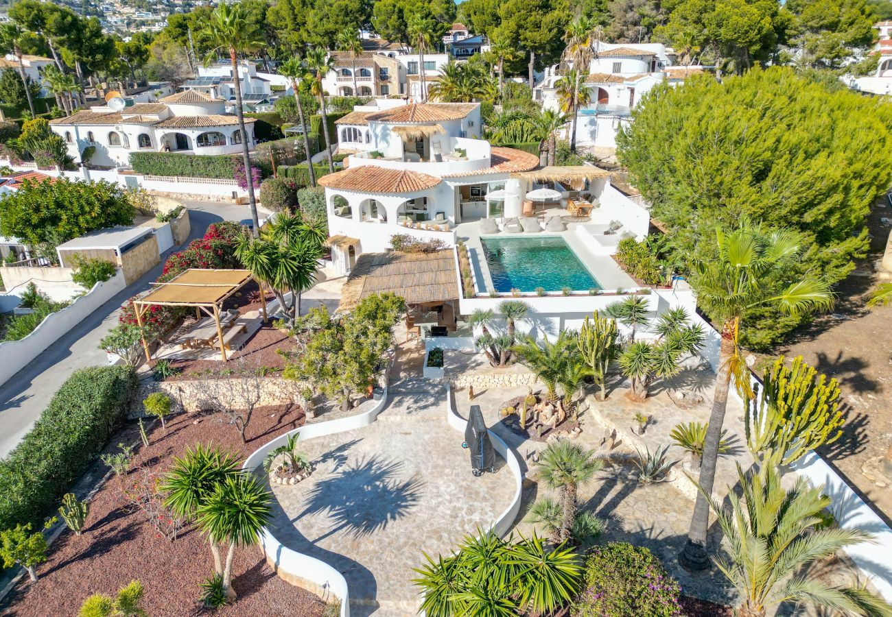 Outside at Villa la Madrugada Beautiful space in the garden at Villa la Madrugada