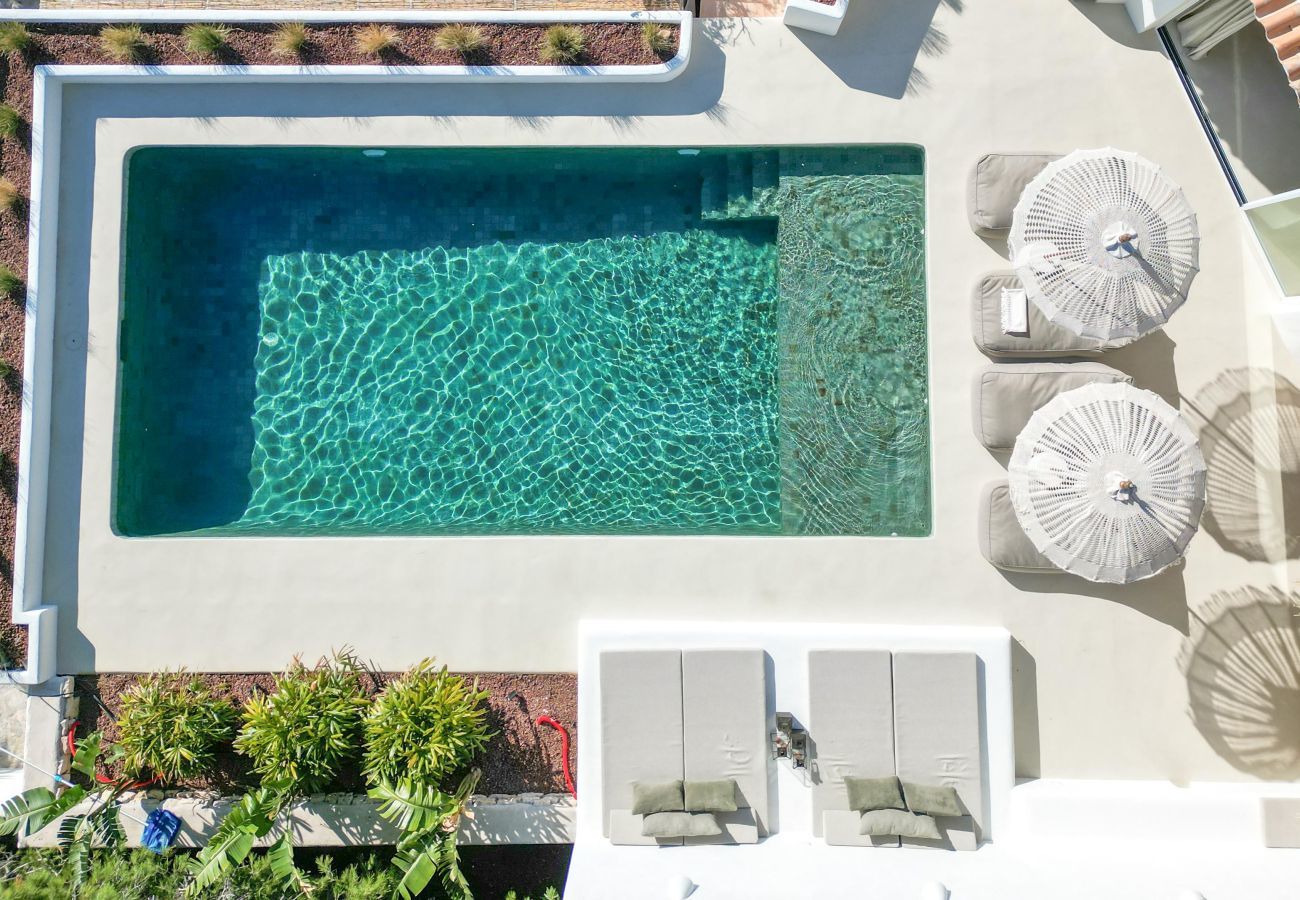 Saltwater private pool Saltwater private pool with comfortable lounging sunbeds