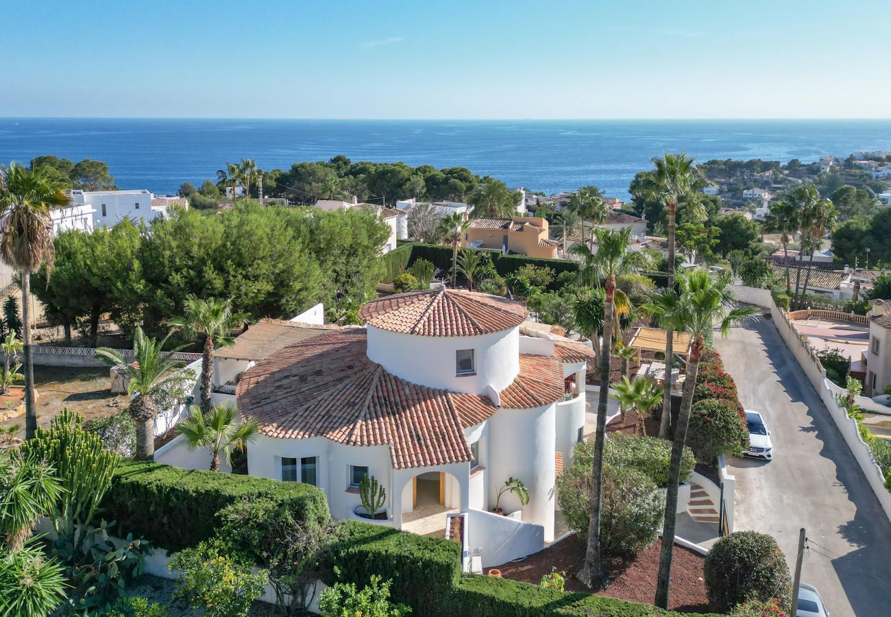 View at Villa la Madrugada in Benissa near Moraira Phenomenal sea views from Villa la Madrugada in Benissa near Moraira